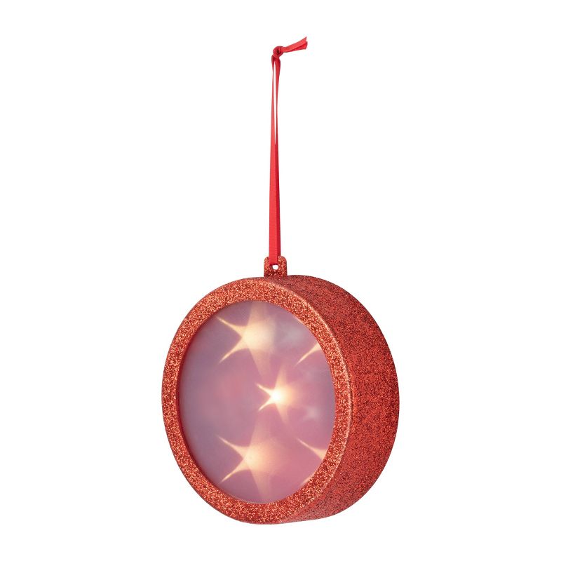 Holographic Christmas Ornaments Red - Haute Décor