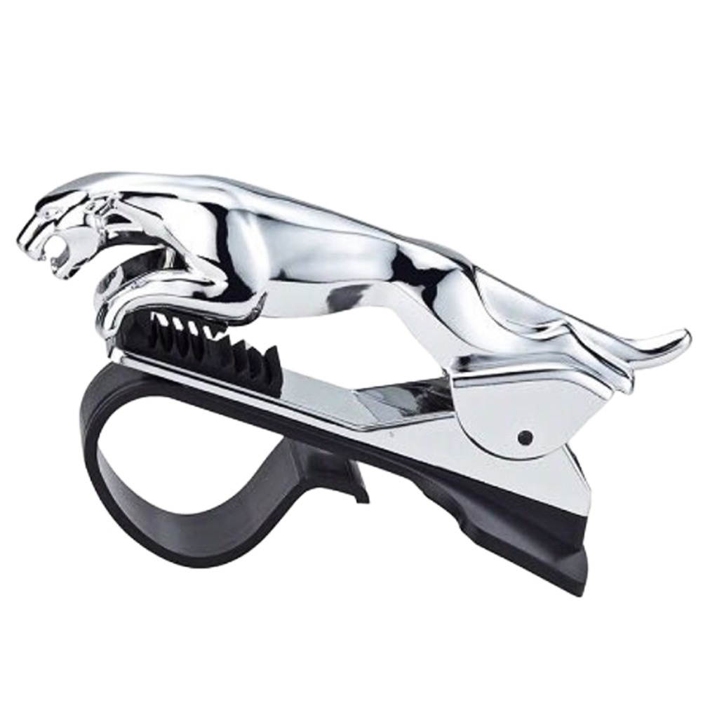 1pc Phone Holder Dashboard Phone Holding Rack Car Leopard Shape Ornament