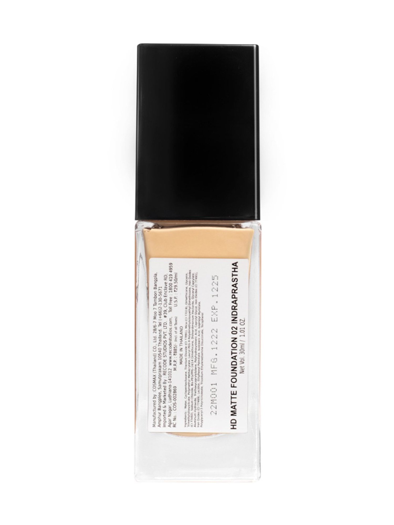 Recode Ace of Base Foundation 02 Indraprastha - 30 ml