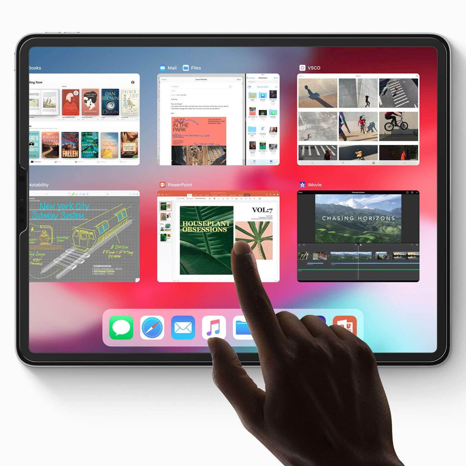 Cellet Screen Guard Compatible for iPad Pro 12.9-inch Tempered Glass Screen Protector, Anti Scratch, HD Clarity, Case Friendly, face ID & Apple Pencil Compatible, Bubble Free 0.3mm (9H Hardness)