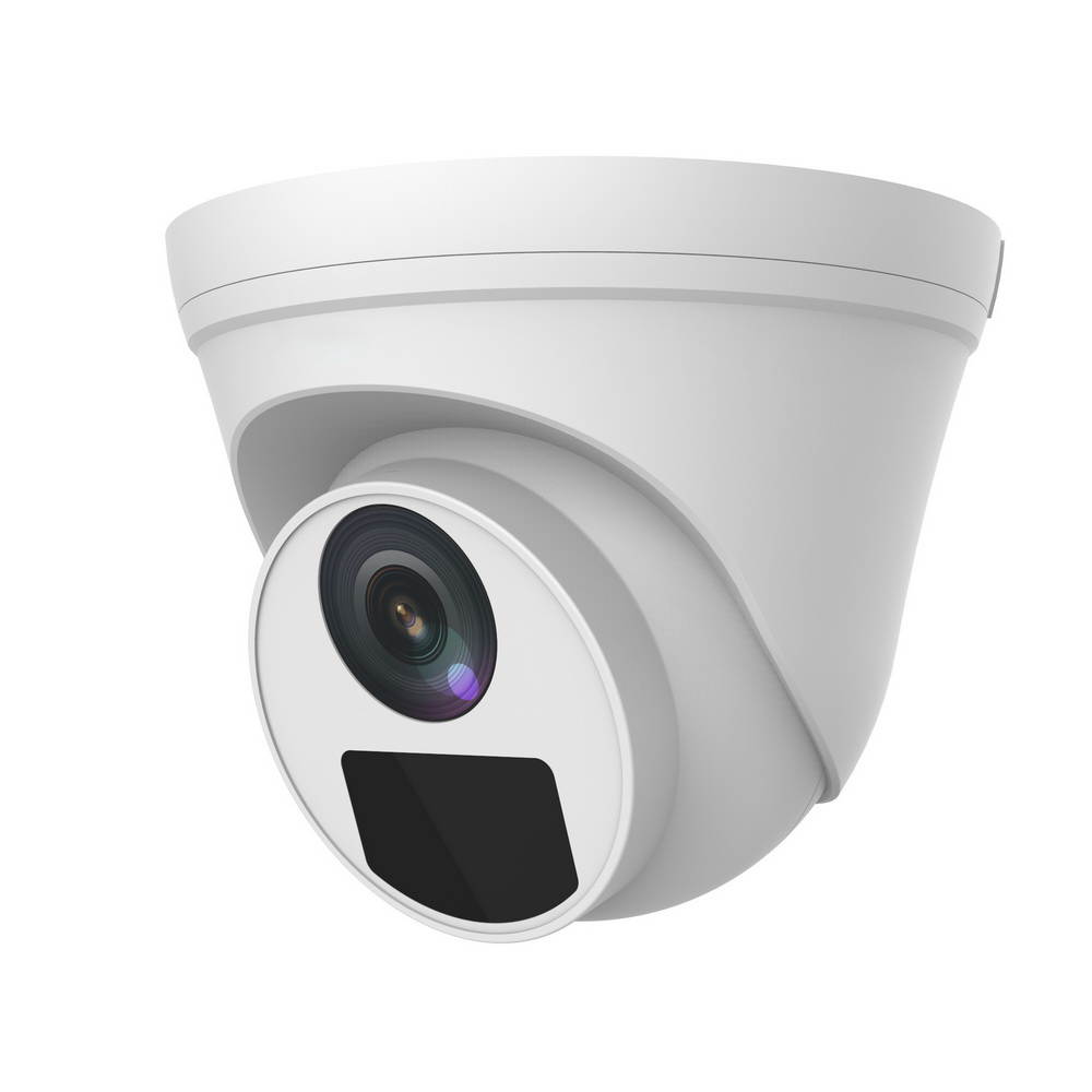 UNV OEM H.265 4MP PoE IP Turret EXIR Fixed 2.8mm Lens Network Camera