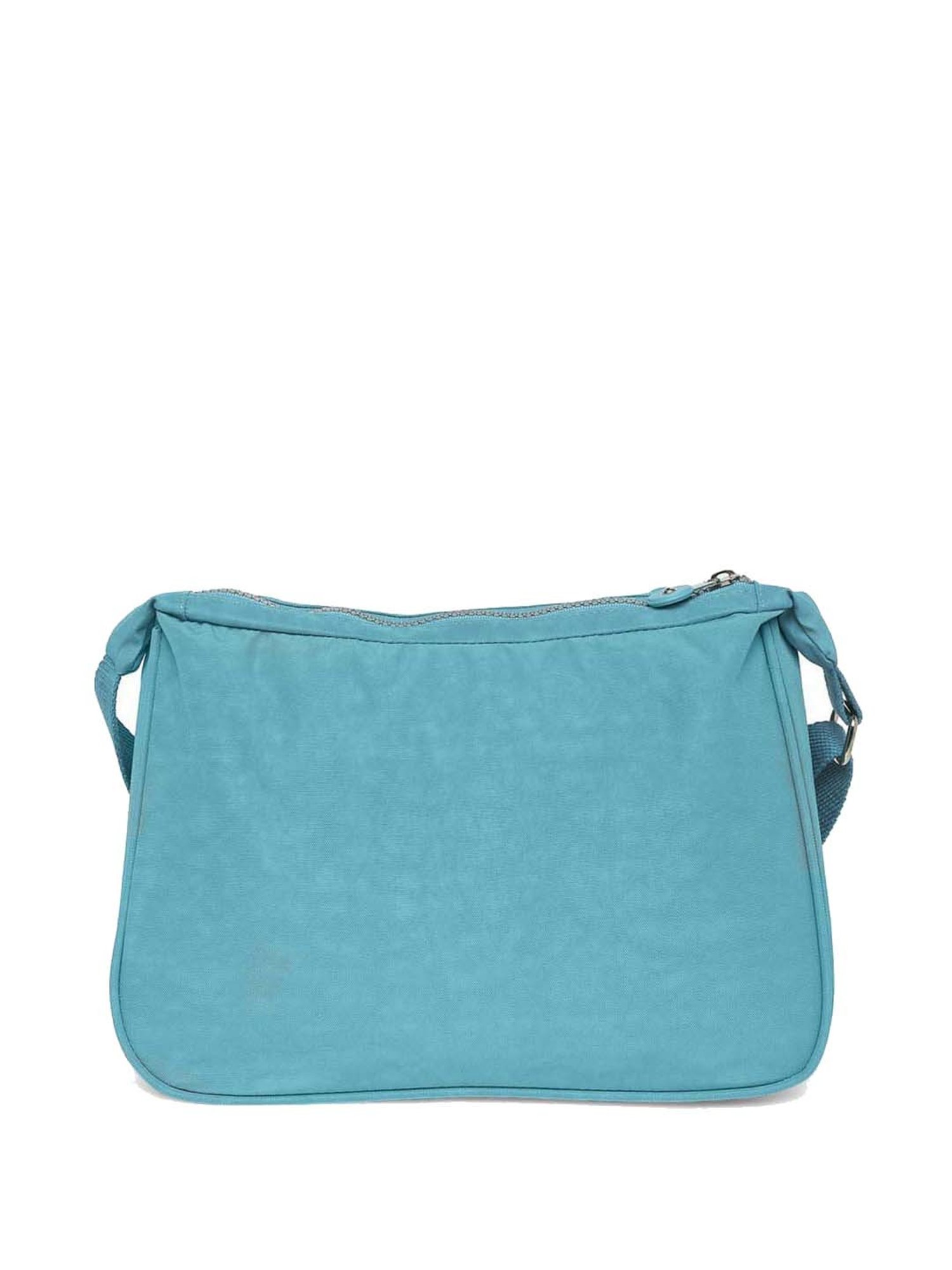 Baomi Blue Solid Medium Cross Body Bag