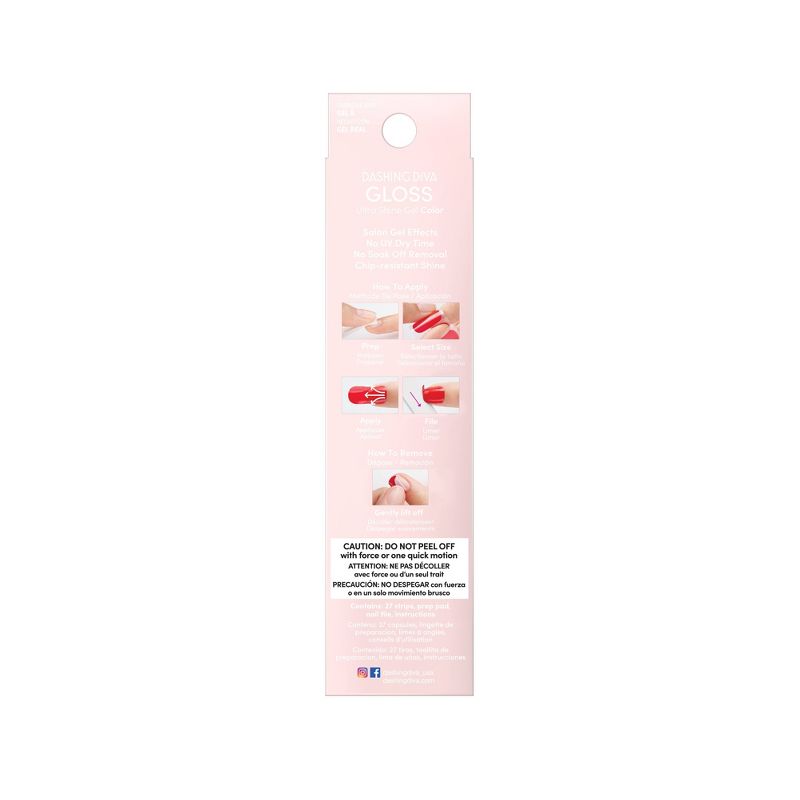 Ardell Nail Addict Blush False Nails Geometric Crystals - 24ct
