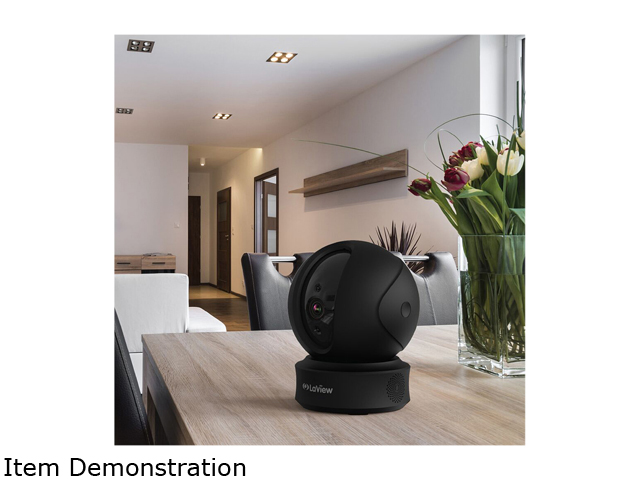 LaView ONE PT 1080P Wireless Indoor Surveillance Camera (Black)