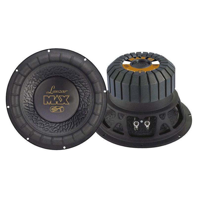 Lanzar MAX12 12 Inch 1000 Watt 4 Ohm Car Audio Power Subwoofer, Black | MAX12