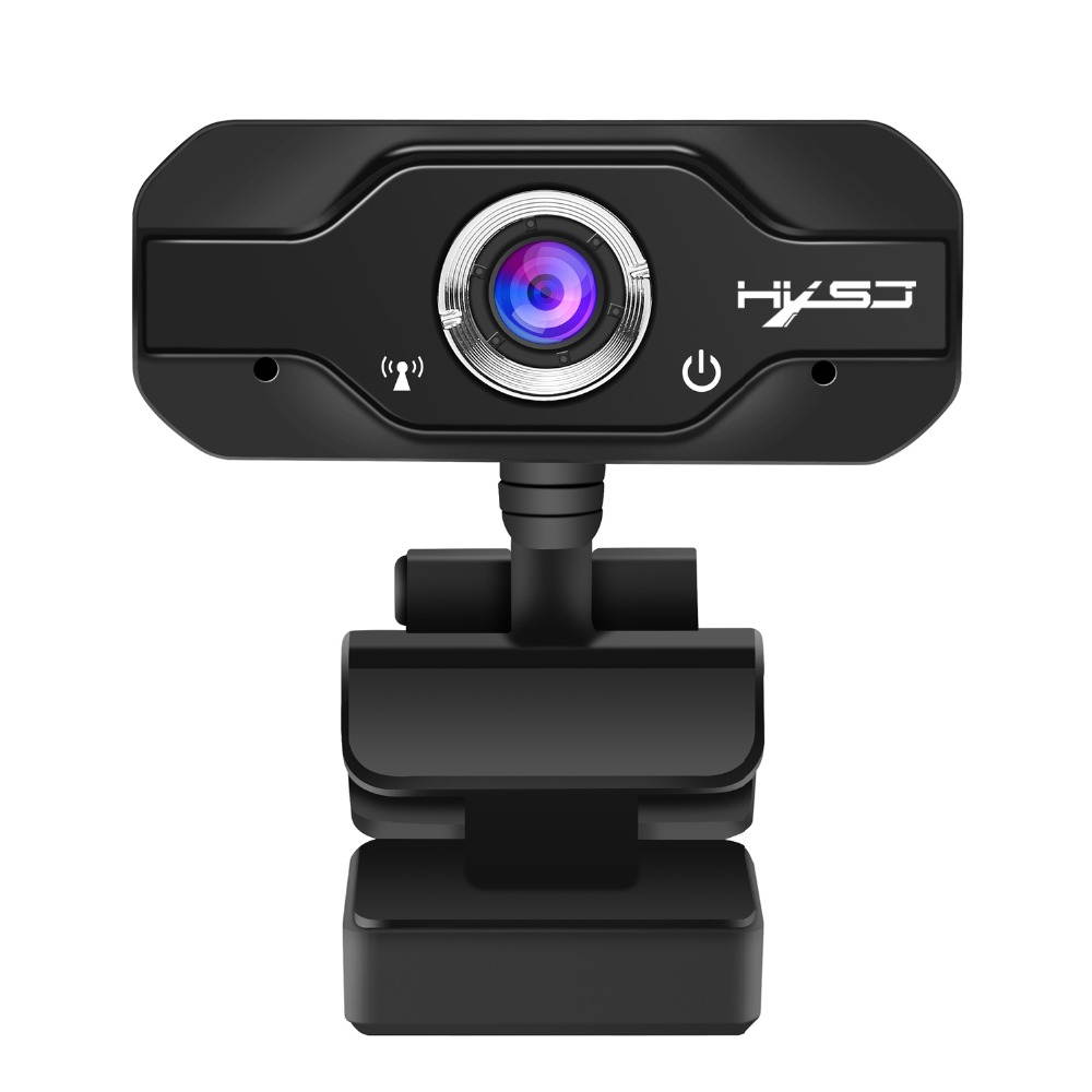 US inventory 1080P HD Webcam InTeching USB Widescreen Computer Camera with Microphone for PC, Desktop or Laptop 360 degree rotation, 1920 * 1080 Dynamic Resolution