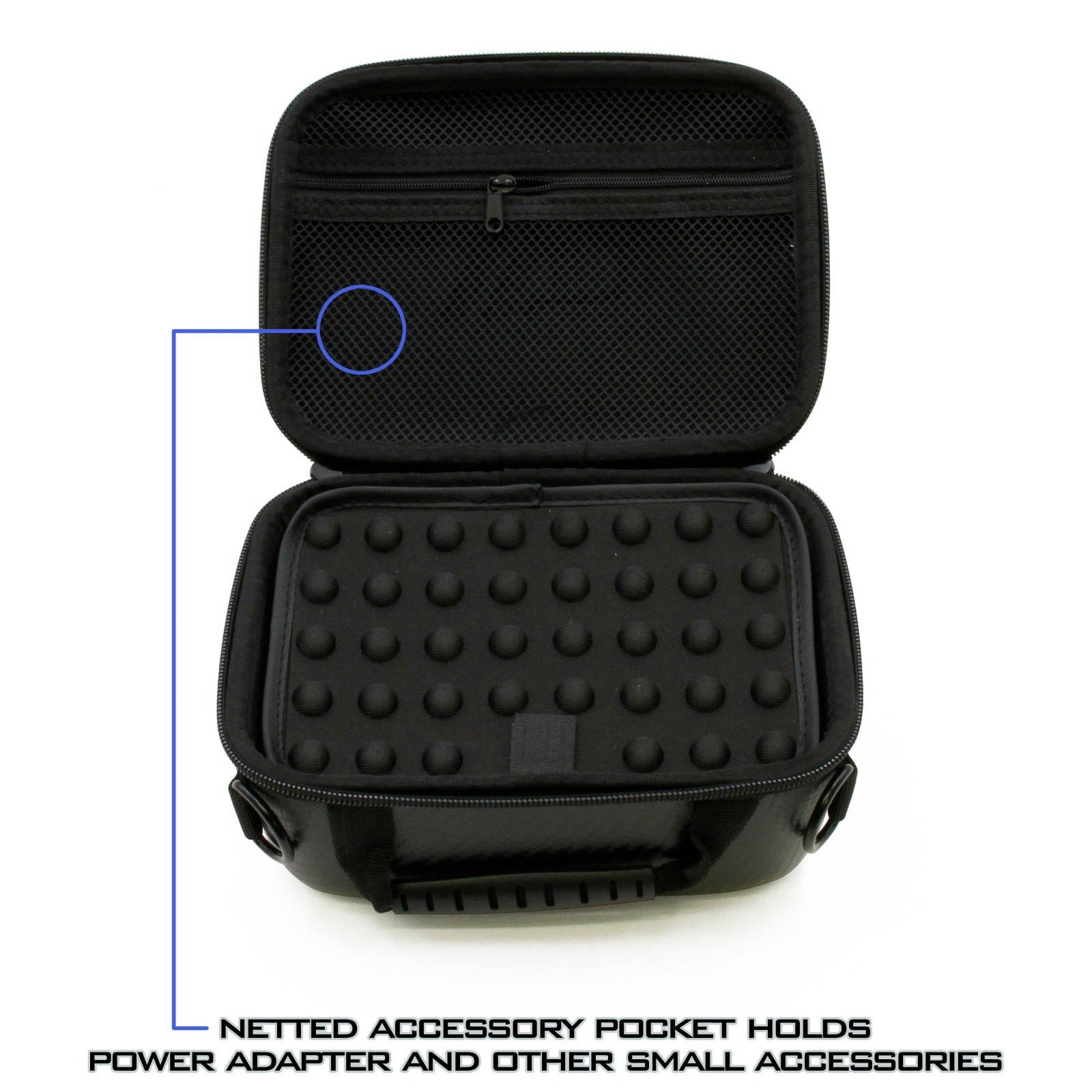 CM Travel Case for Zoom G1 FOUR Guitar Pedal Wah Pedal - Carrying Case Only