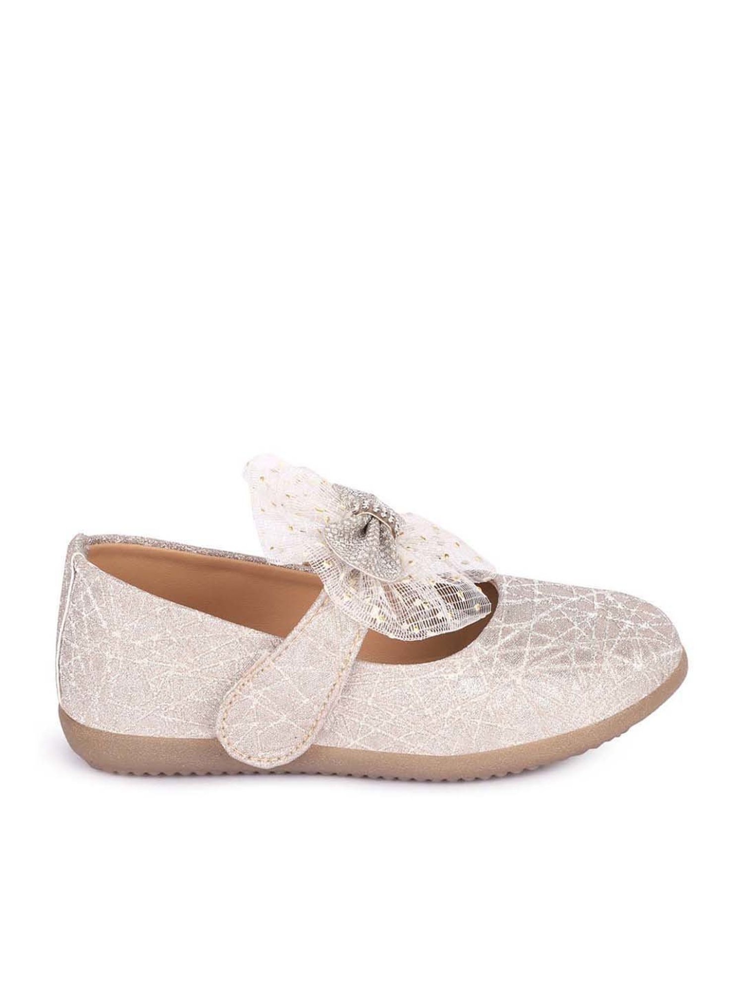 Minesole Kids Golden Mary Jane Shoes