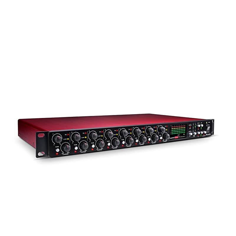 Scarlett OctoPre Dynamic 8-Channel Mic Pre Expansion with Analog Compression, 8 In/8 Out