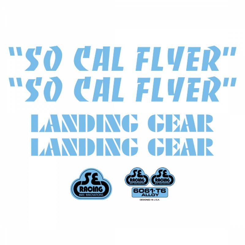 Se Bikes Socal Flyer Decal Set Sticker/Decal