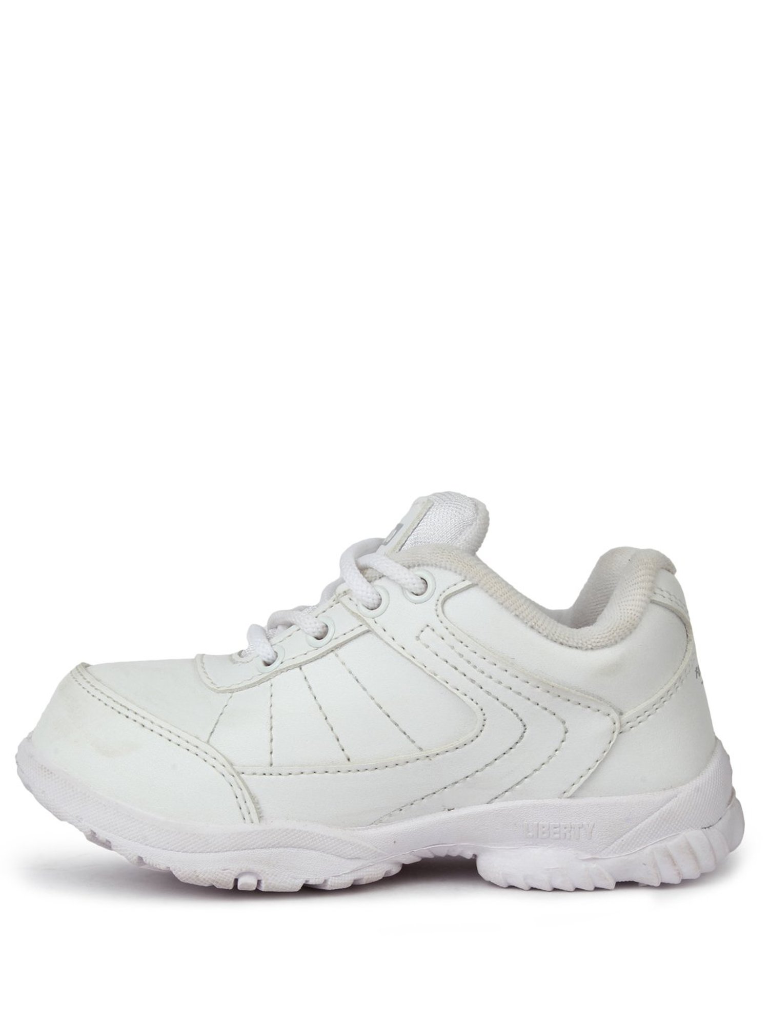 Prefect By Liberty Kids White School Shoes