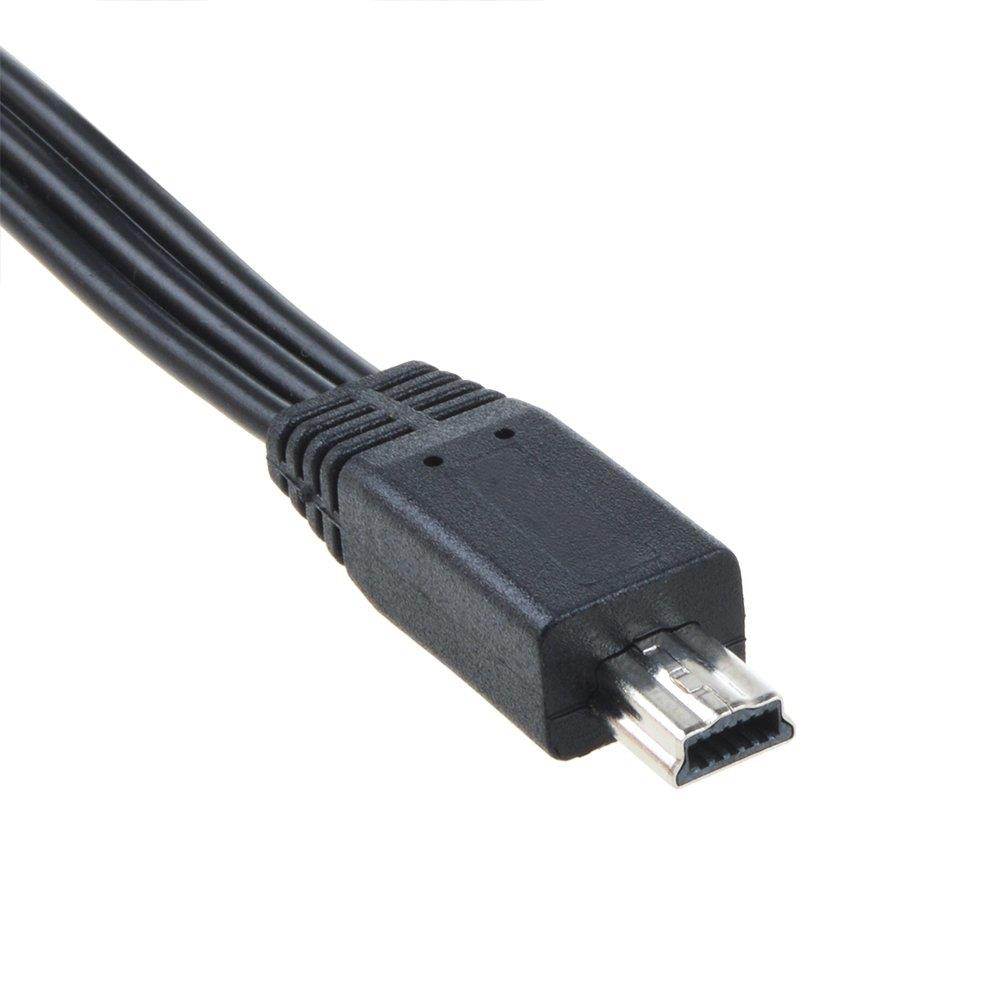 SLLEA AV Monitor Cable for Canon T2i 550D Magic Lantern USB Mini to RCA TV AUX Video
