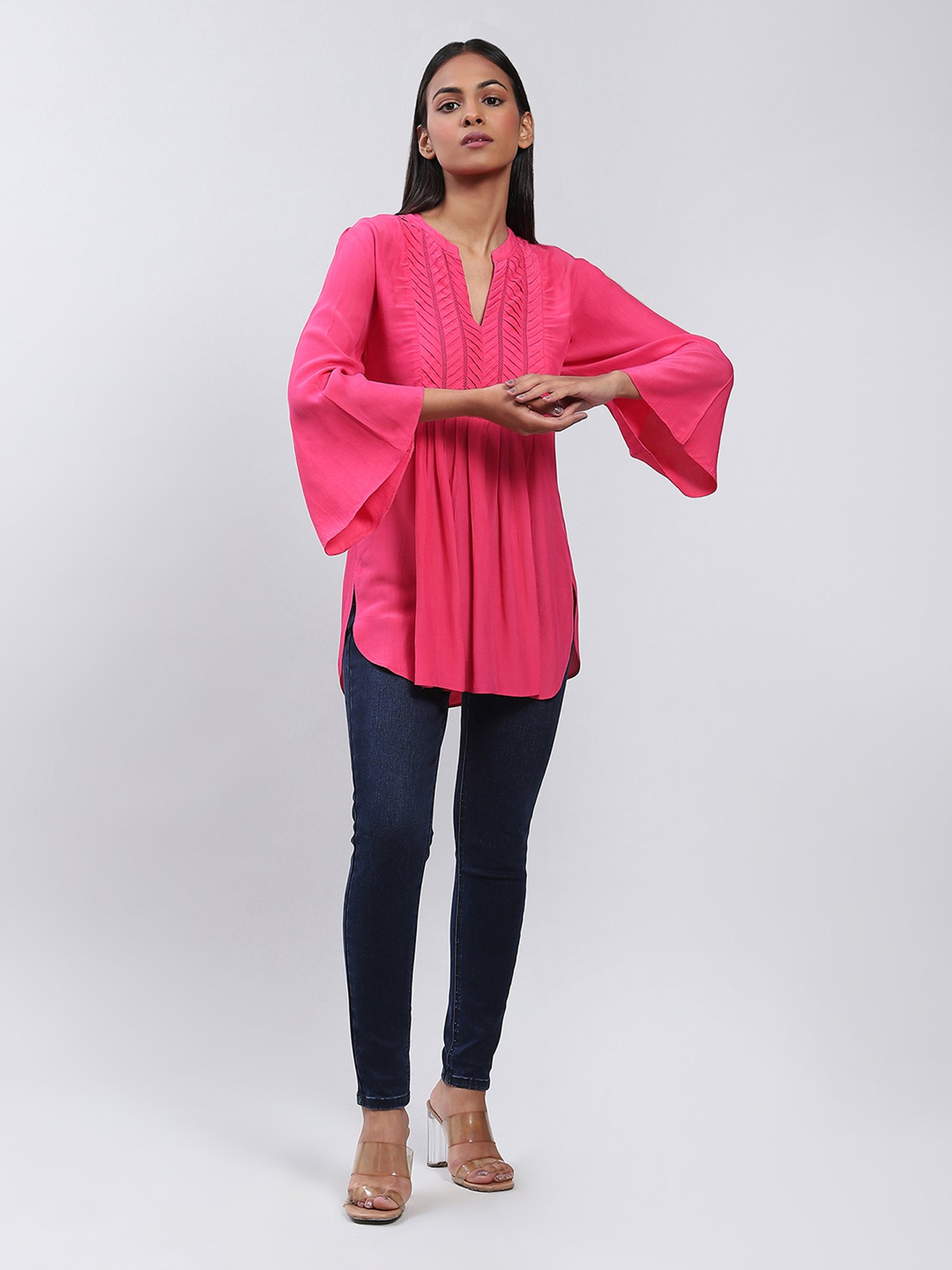 Label Ritu Kumar Hot Pink Top