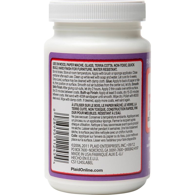 Mod Podge 8oz Hard Coat Glue - Clear