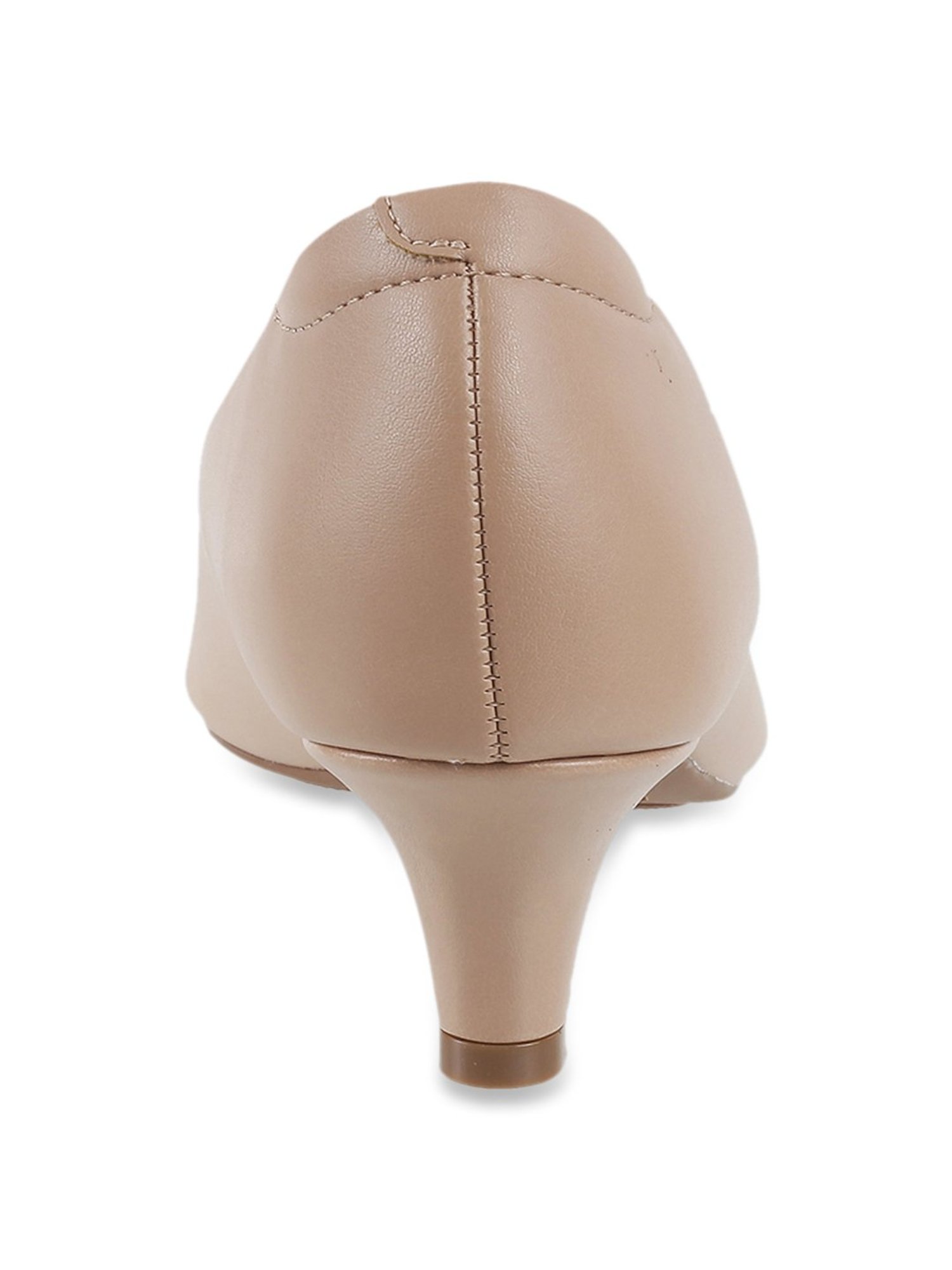 J. Fontini by Mochi Women's Beige Formal Pumps