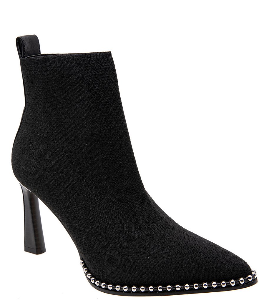 BCBGeneration Beya Flyknit Studded Sock Booties