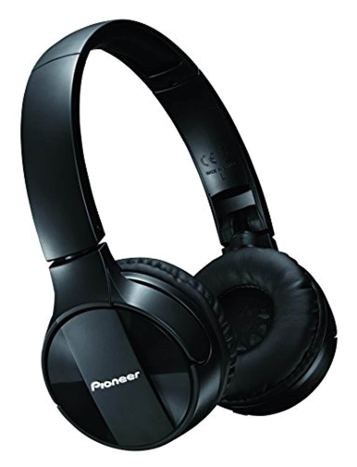 pioneer bluetooth dynamic closed-type headphones pioneer se-mj553bt-k (black)