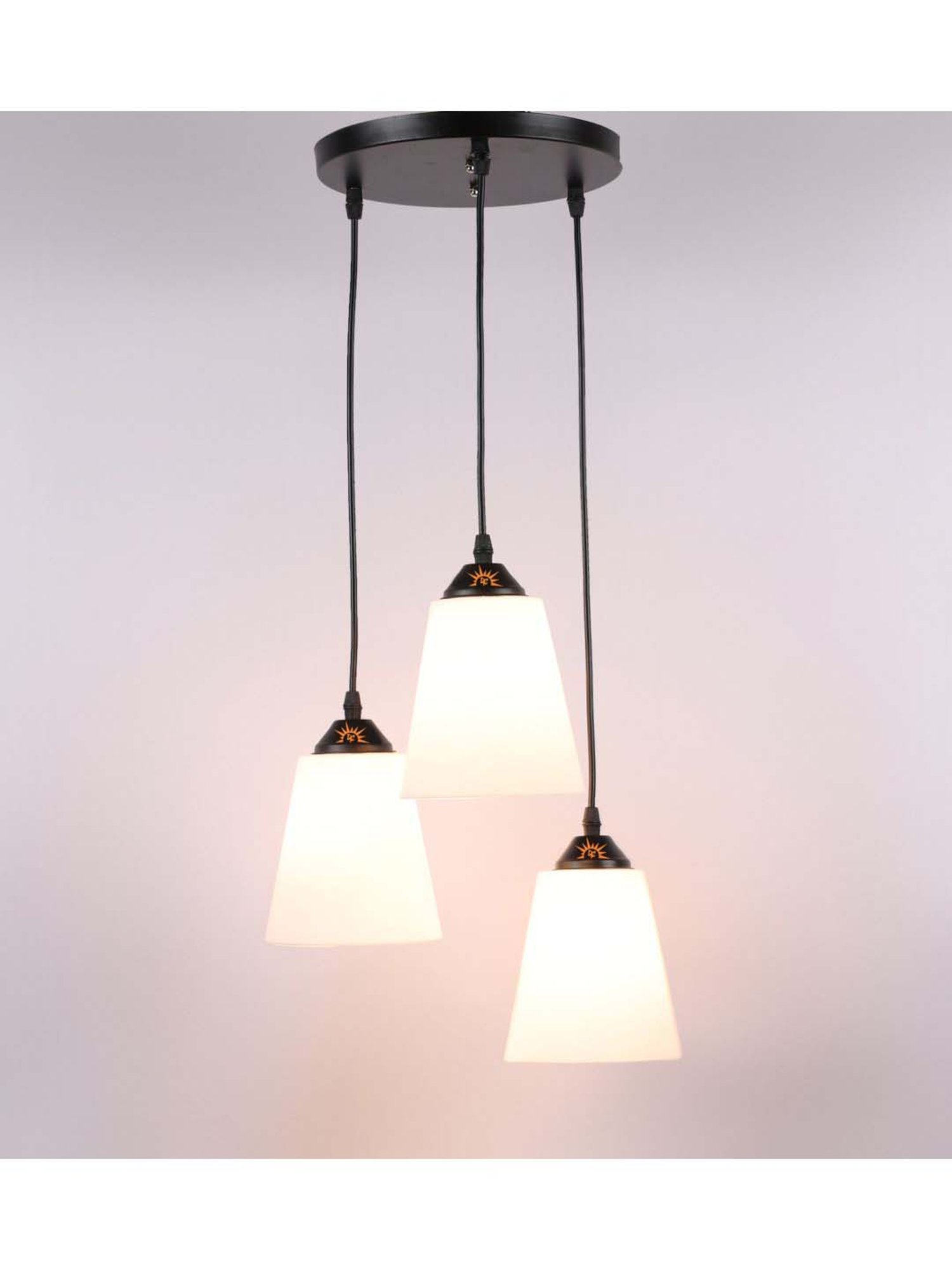 DecorativeRay White Hanging Light - Set of 1