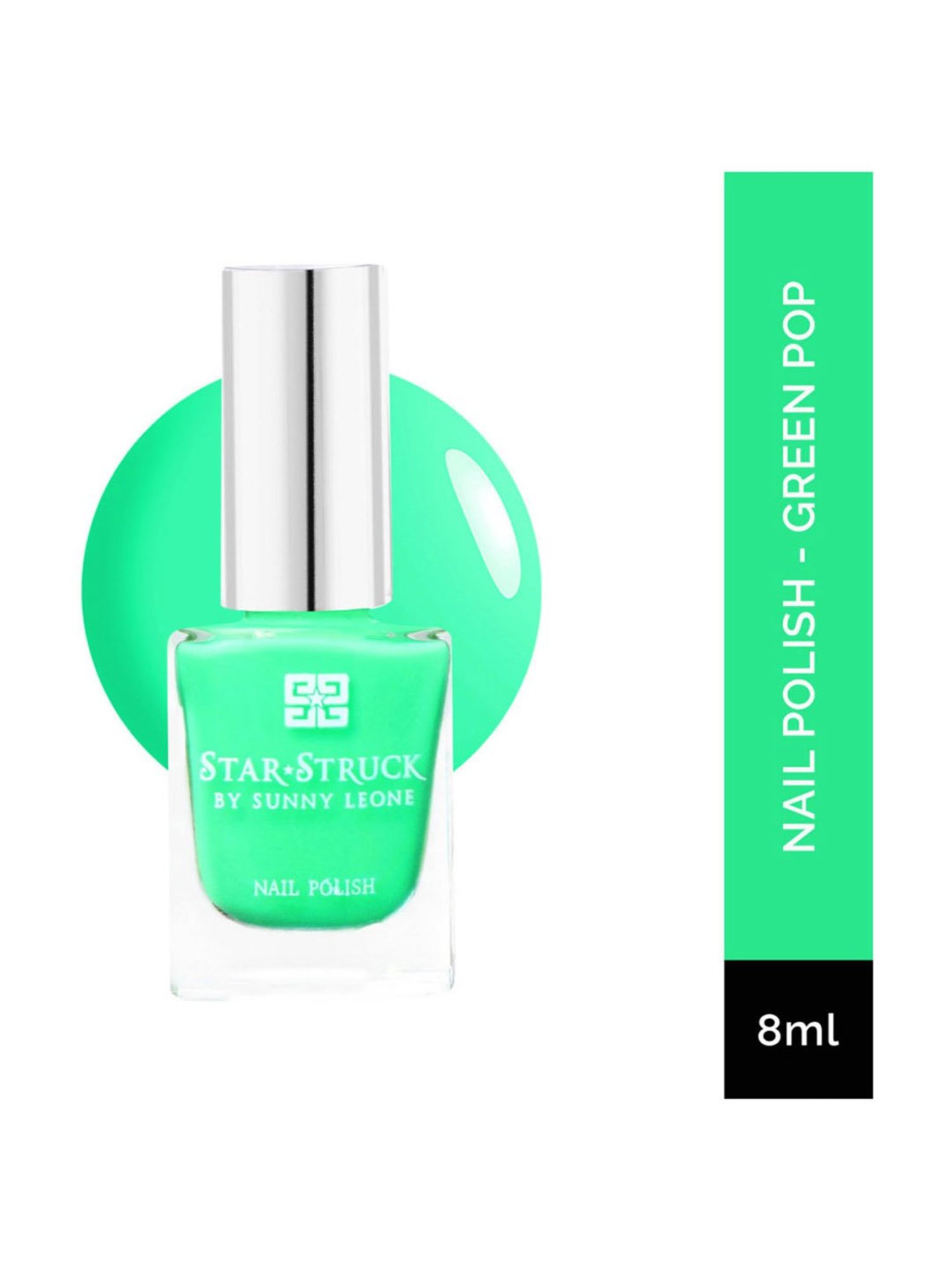 StarStruck By Sunny Leone Nail Polish Green Pop - 8 ml