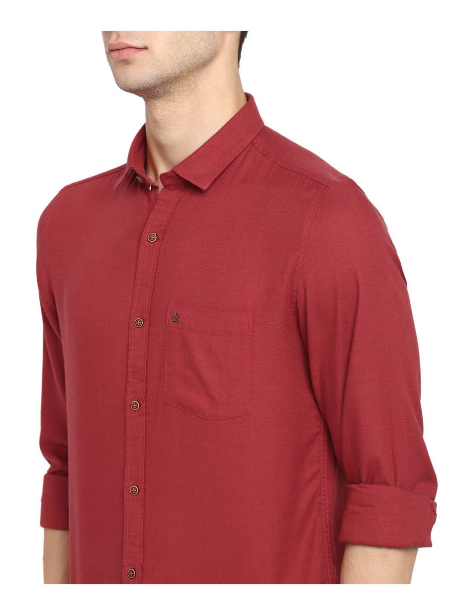 Turtle Red Slim Fit Shirt