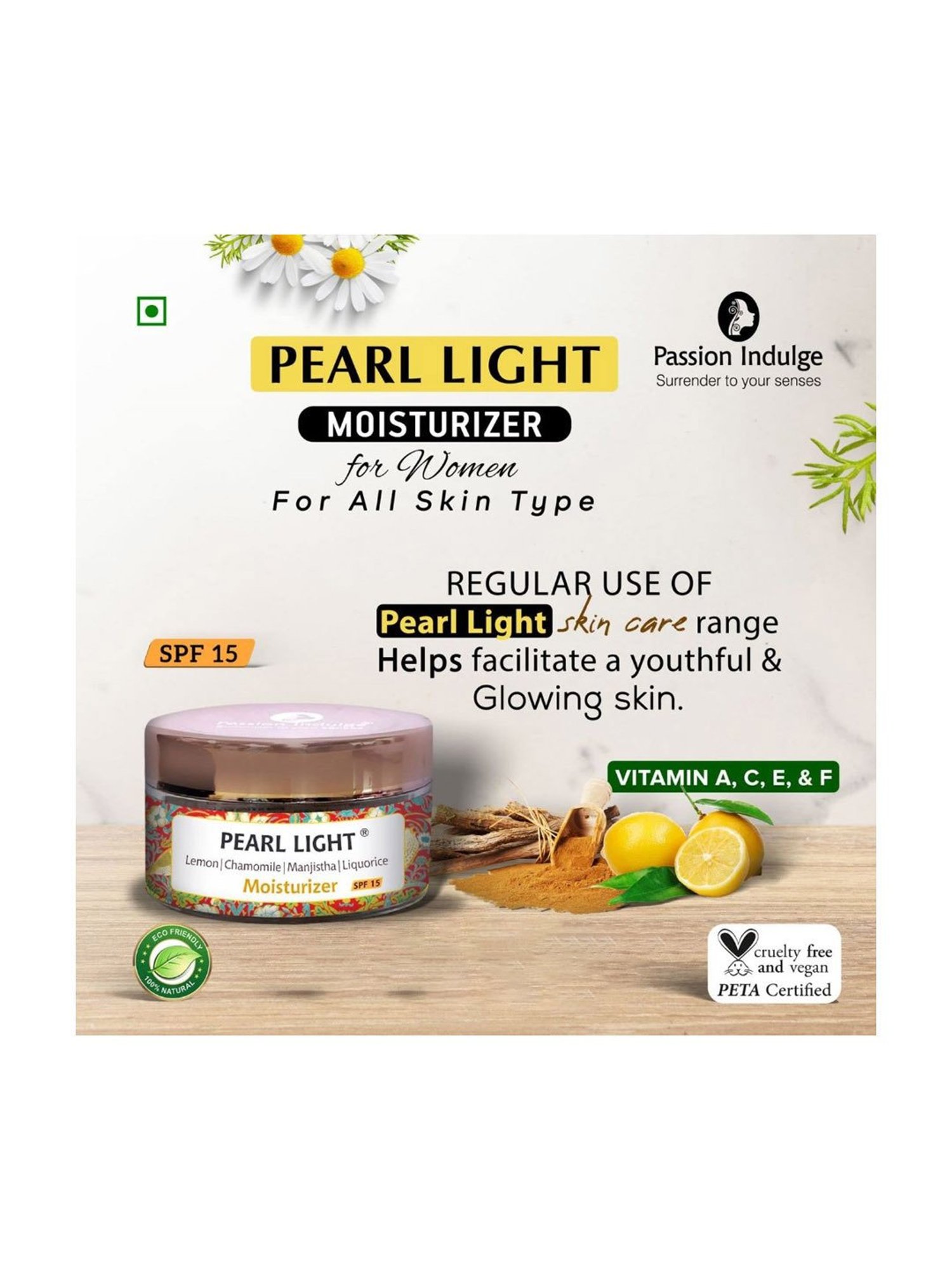 Passion Indulge Pearl Light Moisturizer - 50 gm