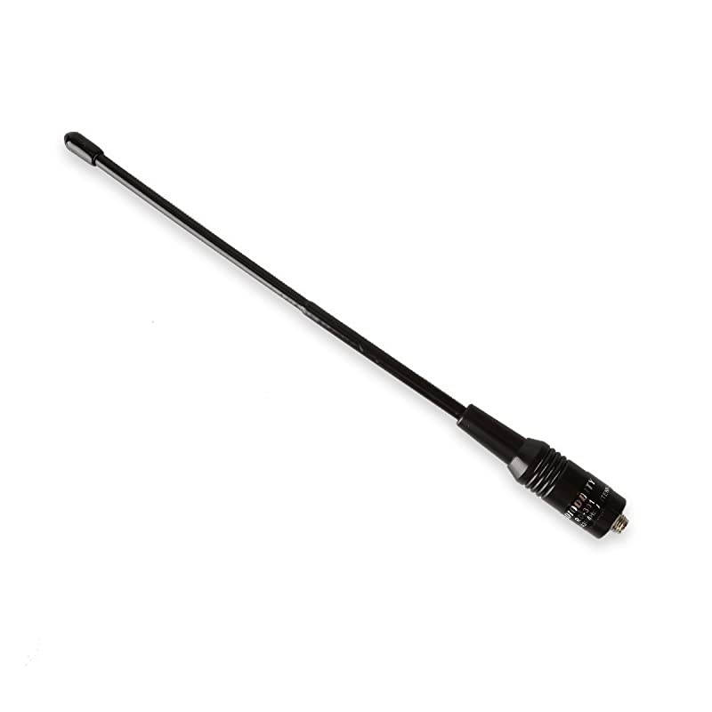 RD-301 Tri-Band Antenna SMA-Female 144/220/440MHz 2M/1.25M/70CM, Compatible with Baofeng UV-5RX3 UV-82X3 BTECH UV-5X3 Kenwood TH-D74A  GA-2S Walkie Talkie Two Way Radios