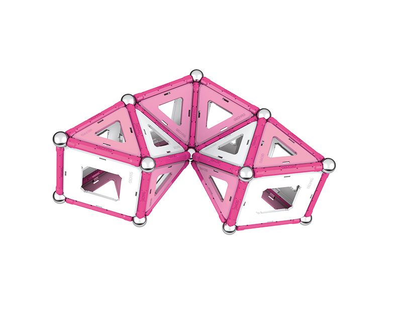 Geomag Pink Panels - 104pc Magnetic Construction Set
