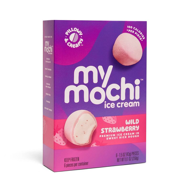 My/Mochi Strawberry Ice Cream - 6pk