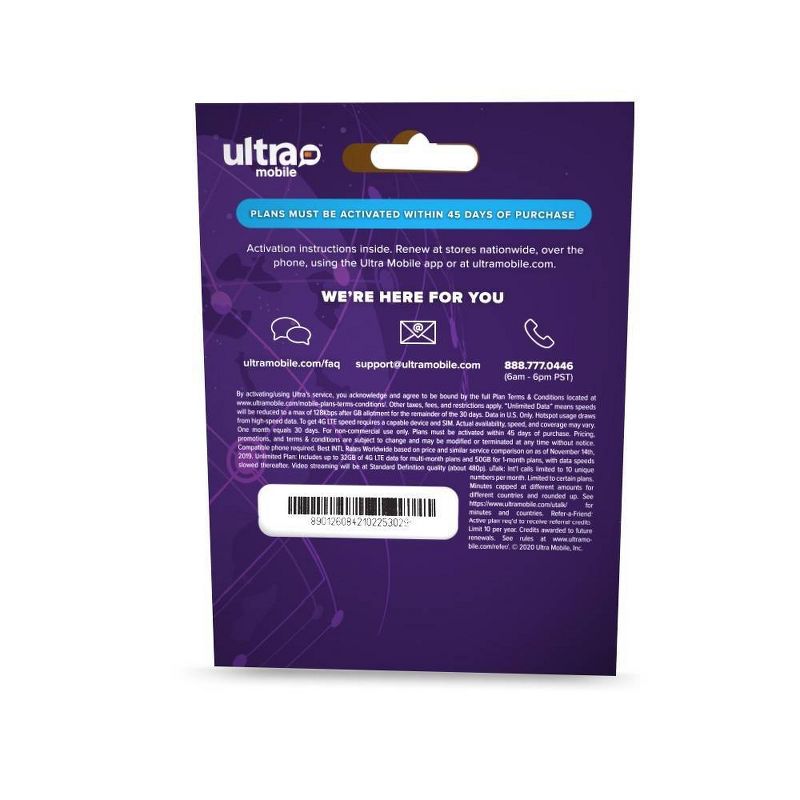 Unlocked Ultra Mobile SIM Kit