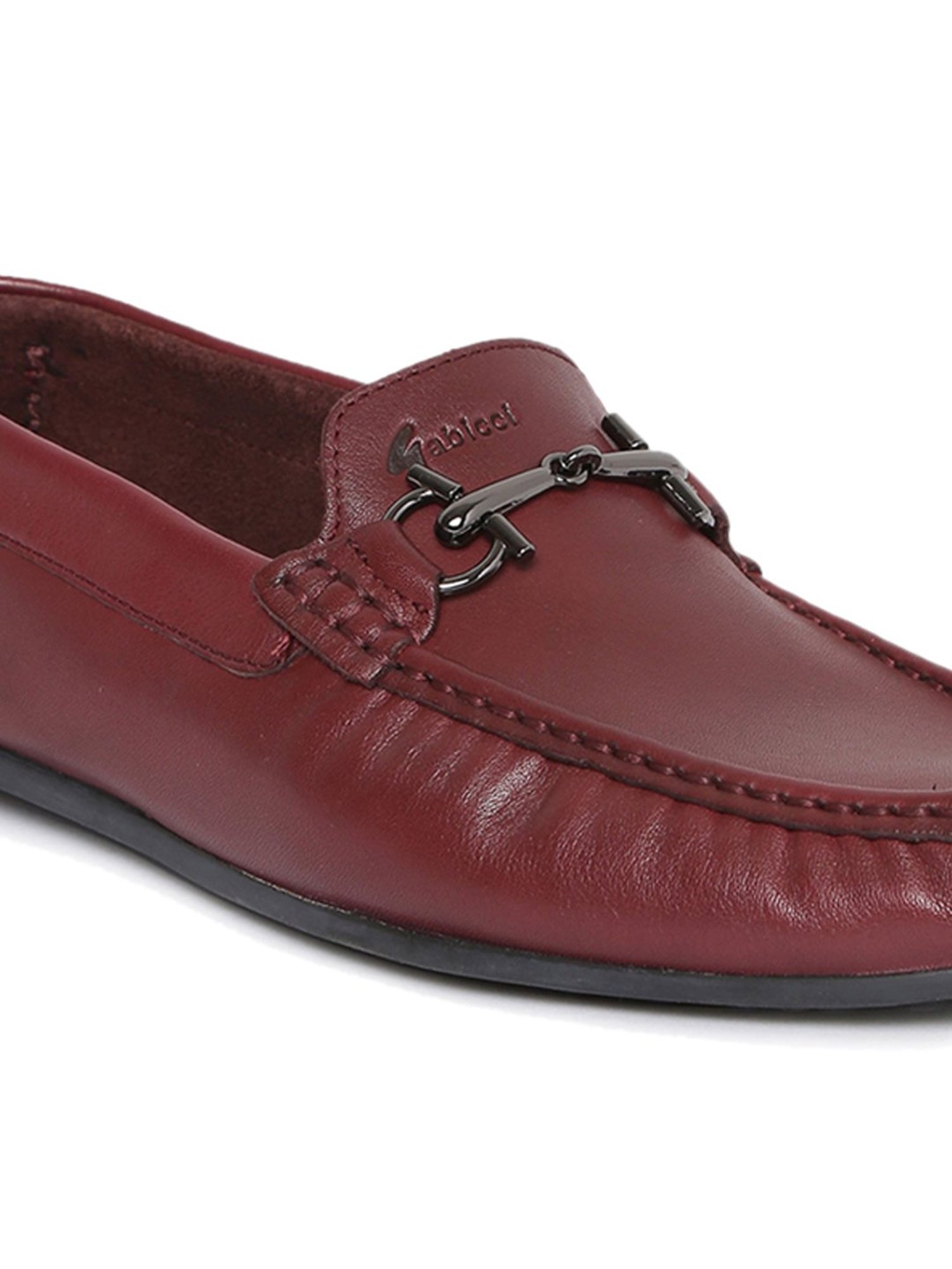 Gabicci Men's Harrow G Burgundy Casual Loafers