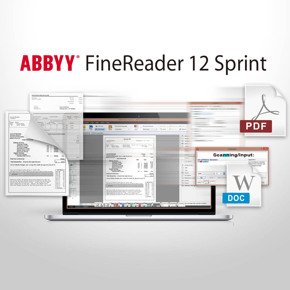 Plustek PS30D double-sided document scanner, with 50 sheets Auto Document Feeder (ADF). Searchable PDF Function by Abbyy OCR. Support Mac and PC