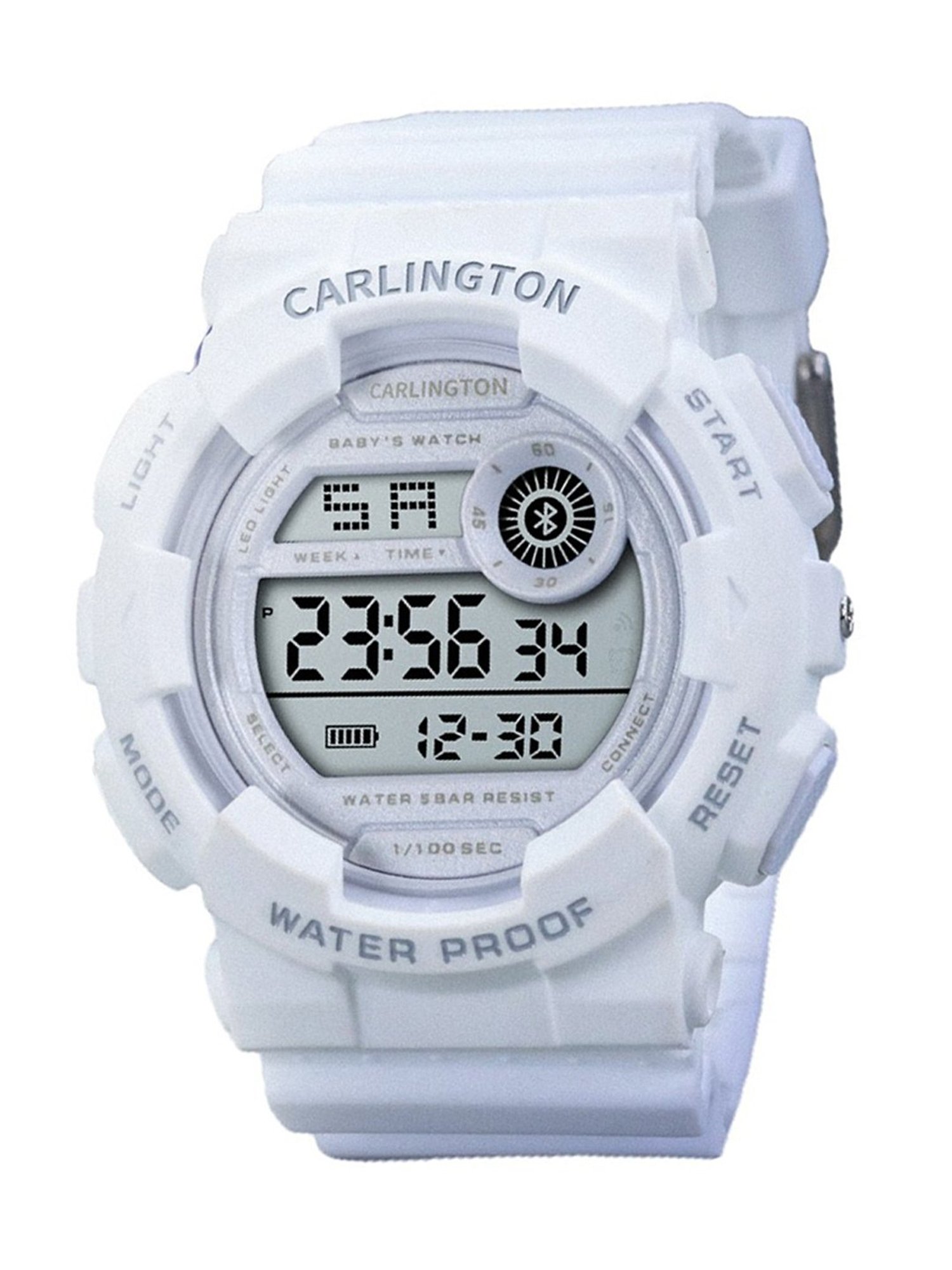Carlington Junior 9121 White Unisex Digital Watch