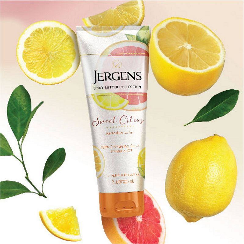 Jergens Sweet Citrus Butter Hand and Body Lotion - 7 fl oz