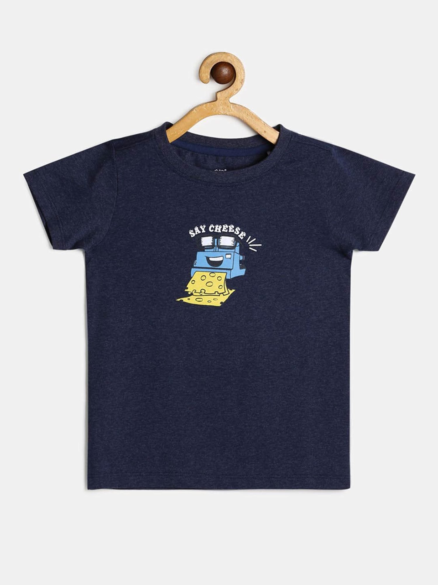 MINIKLUB Kids Navy Printed T-Shirt