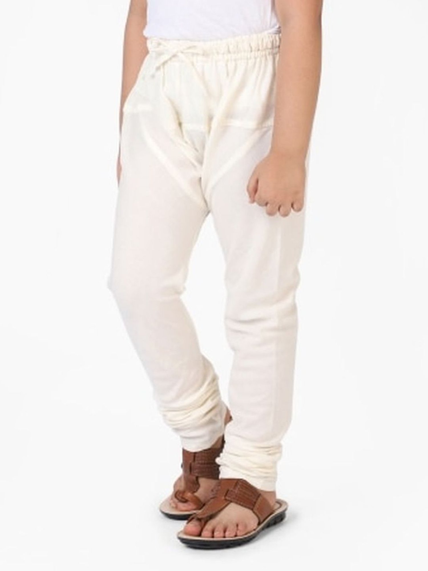 Juniors by Lifestyle Boys Beige Cotton Solid Woven Bottom