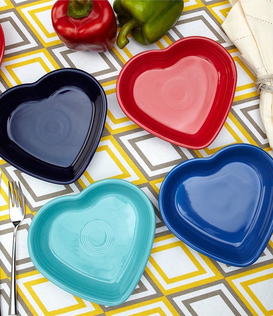 Fiesta Medium Ceramic Heart Bowl Baking Dish