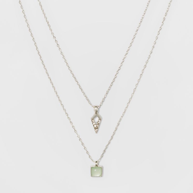 Short Necklace - A New Day™ Silver