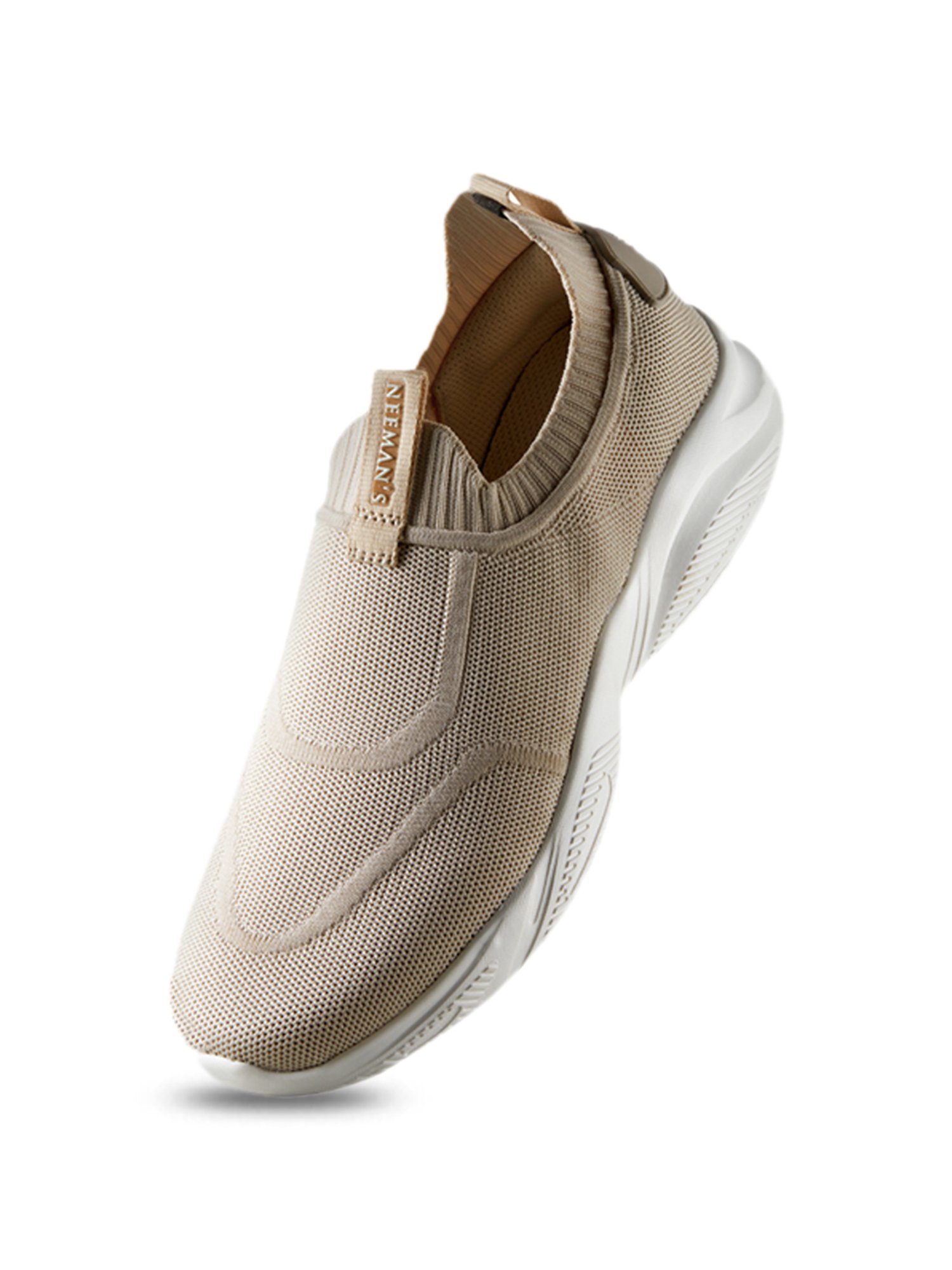 Neemans Men's Sole Max Beige Walking Shoes