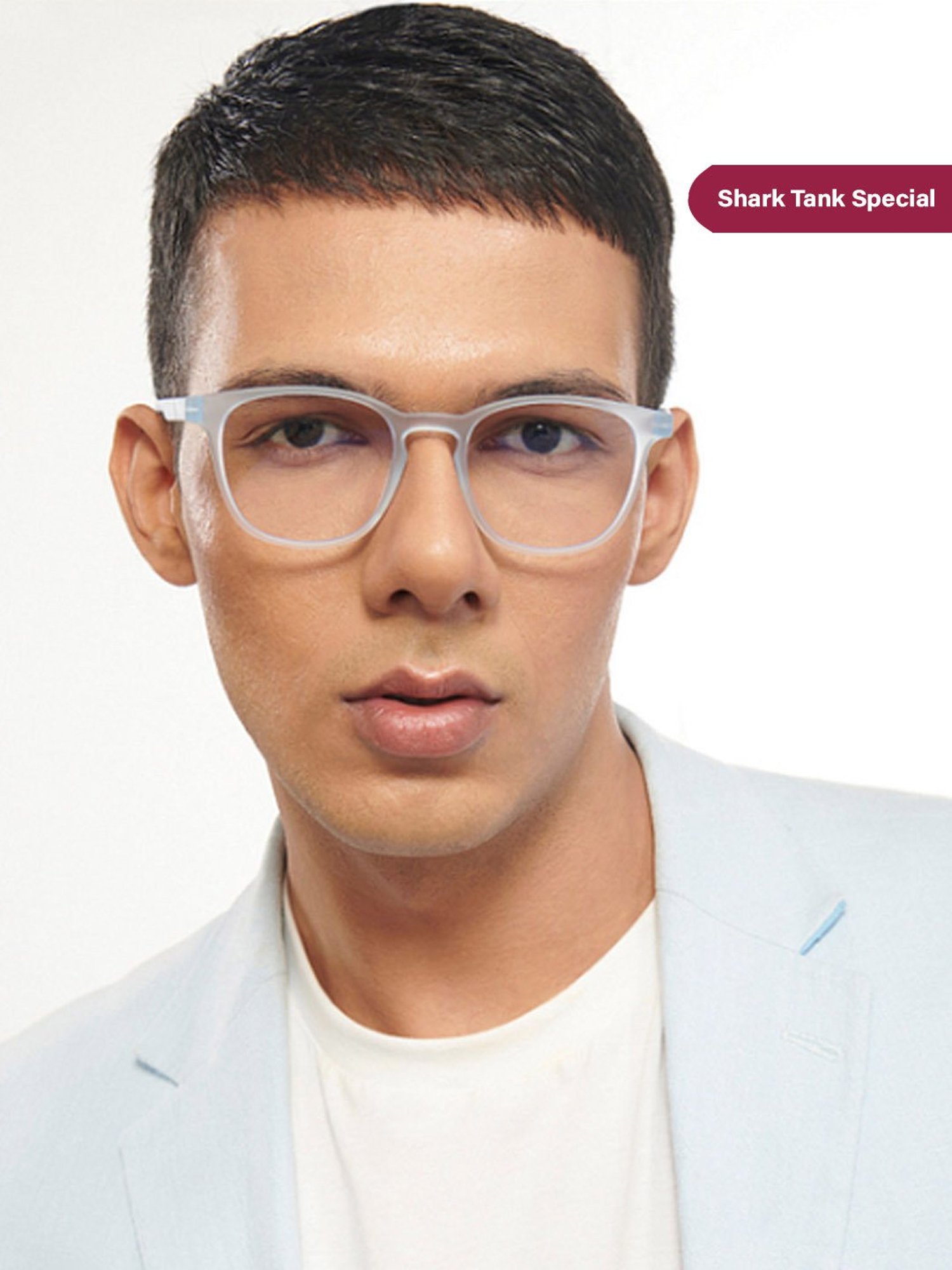 Lenskart Blu LB E14453 Green Full Rim Round Zero Power Computer Glasses