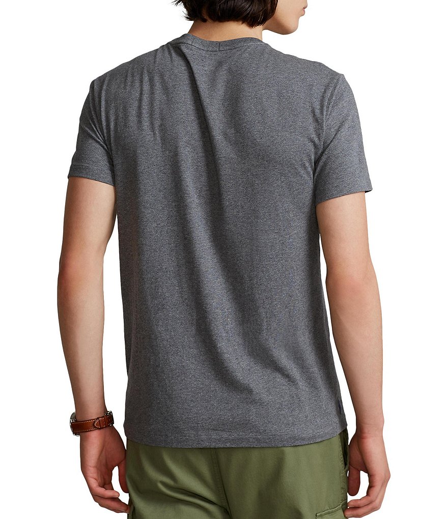 Polo Ralph Lauren Classic-Fit Striped-Logo Jersey T-Shirt