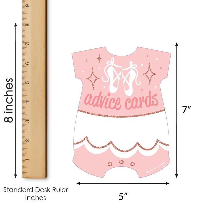 Big Dot of Happiness Hello Little One - Pink and Gold - Table Decorations - Girl Baby Shower Fold and Flare Centerpieces - 10 Count