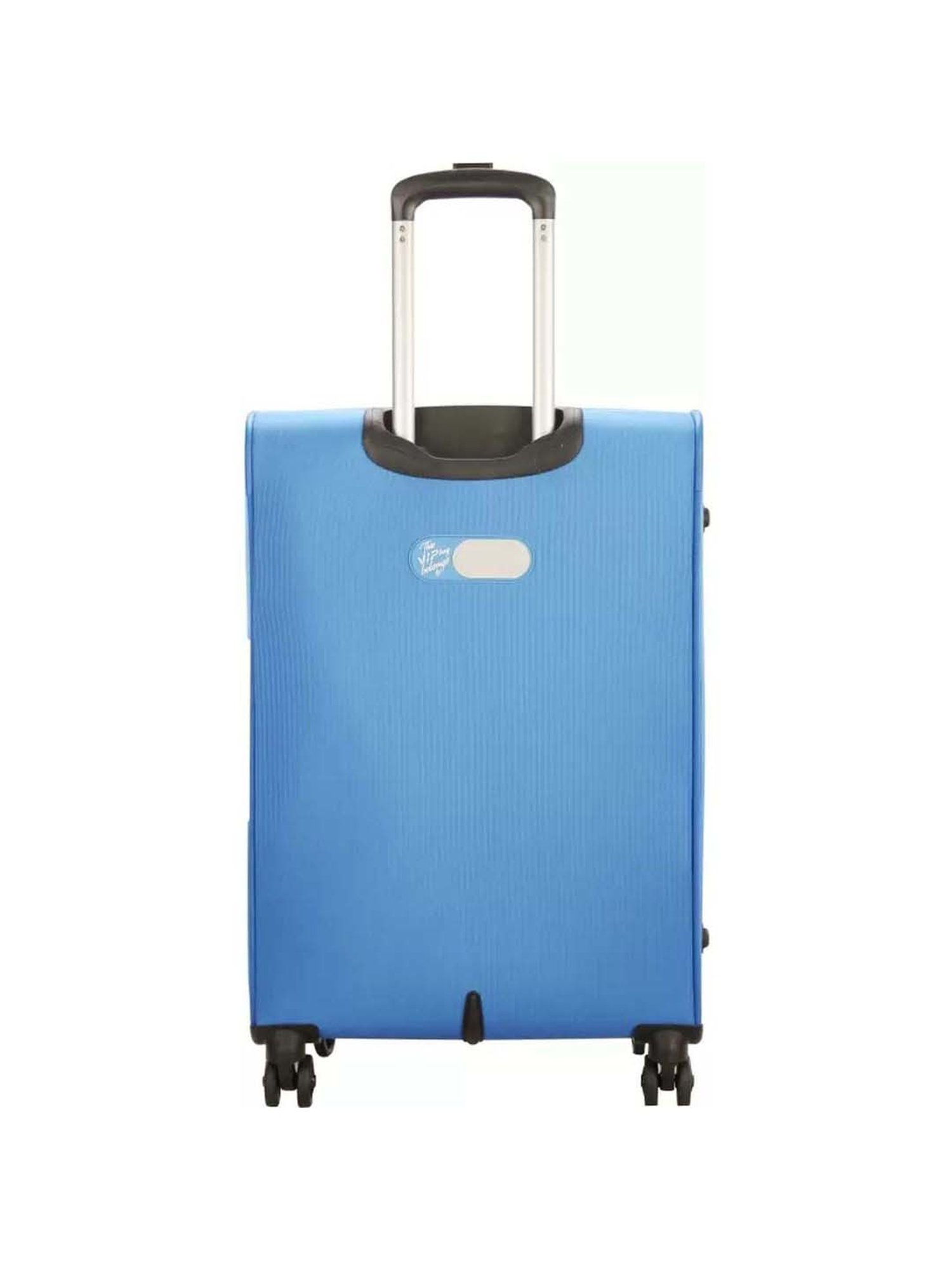 VIP Zion Nxt Str Exp Blue Solid Soft Cabin Trolley Bag - 55 cm