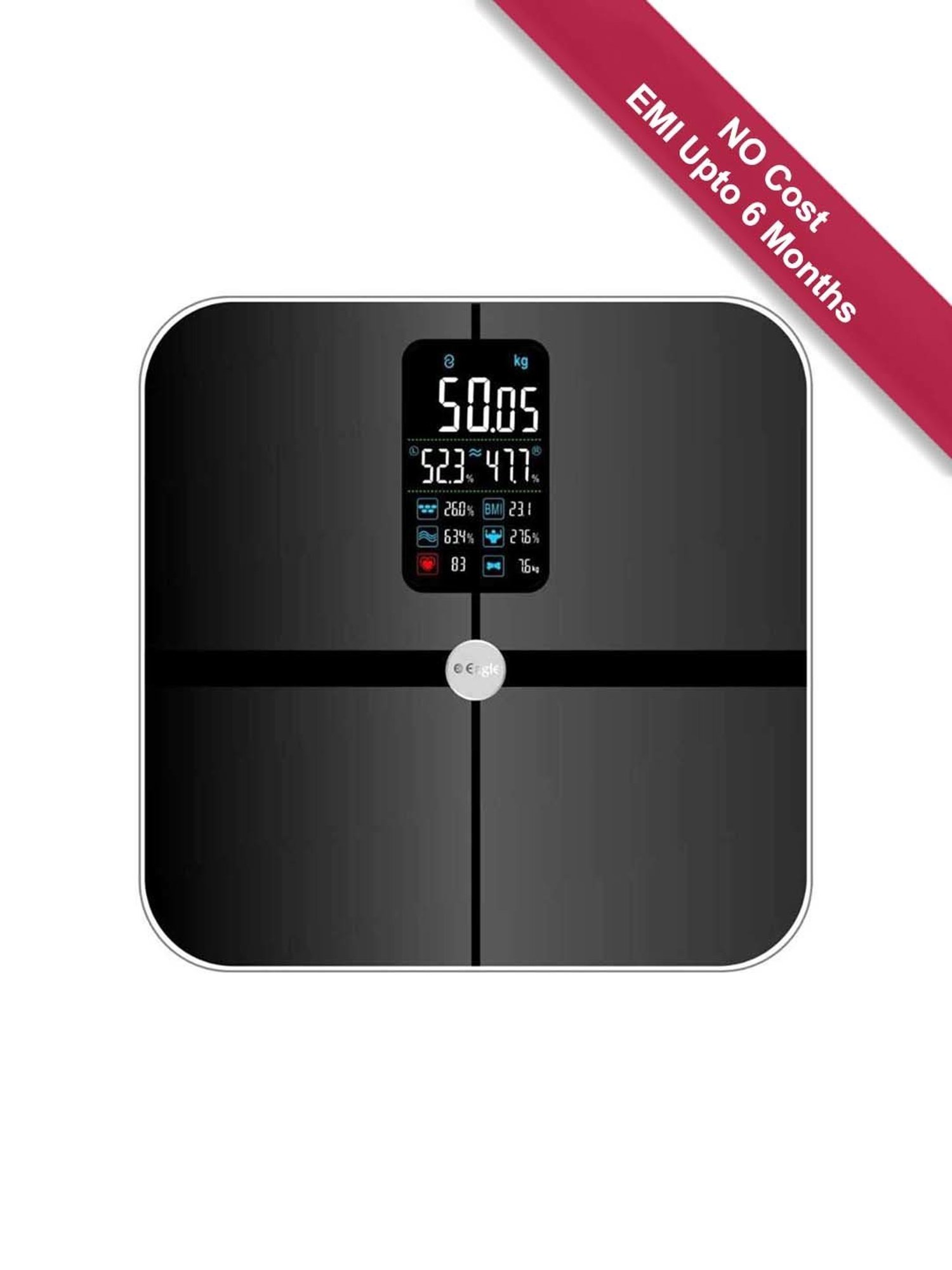 Eagle EEP-1002A Digital Weight Machine for Body 200 kg Capacity,100 g Accuracy, Smart Weighing Scale