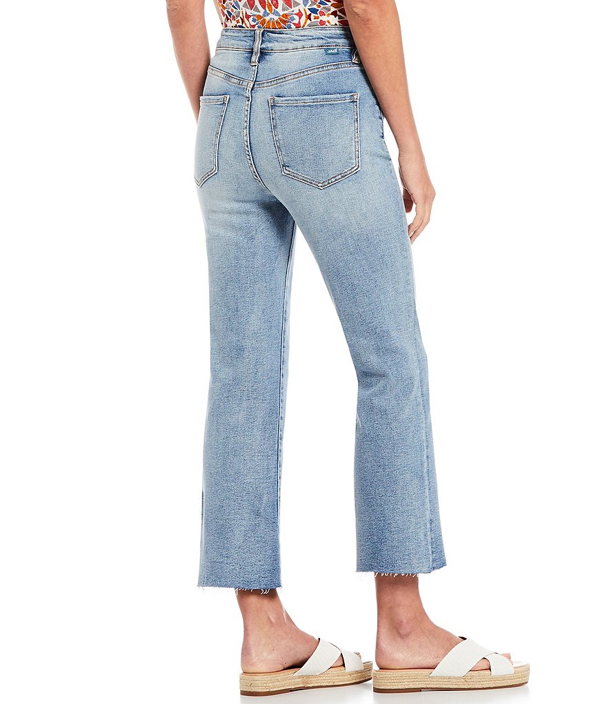Jag Jeans Phoebe High Rise Raw Hem Cropped Boot Jeans