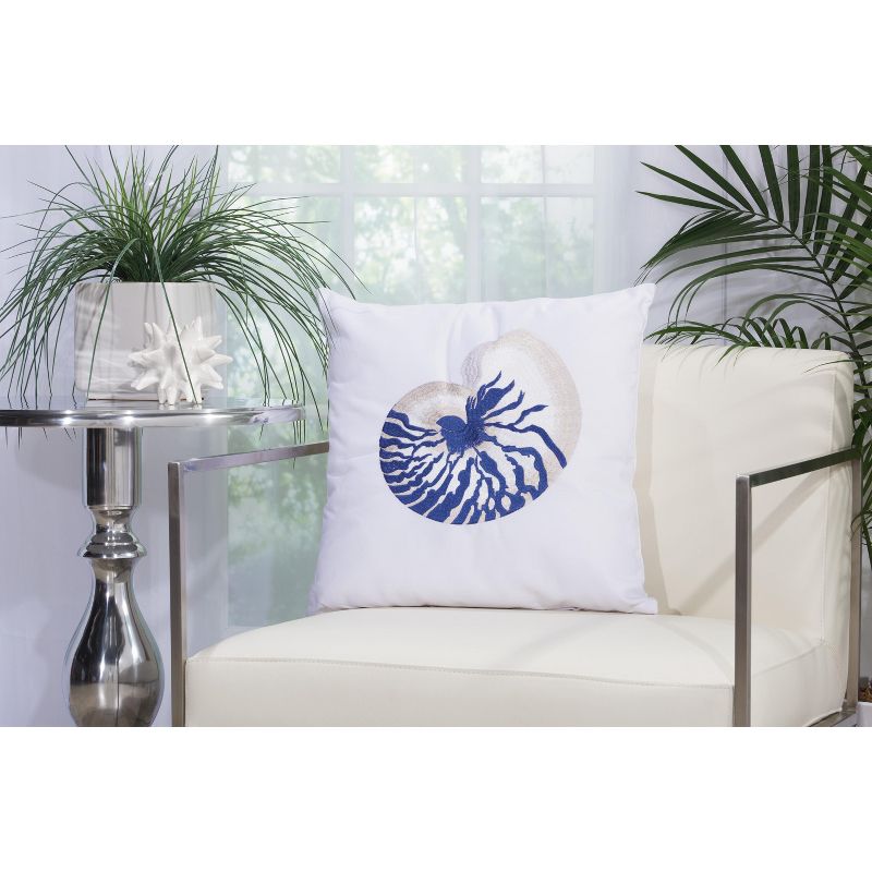 Outdoor Pillows L1298 White 18" x 18"