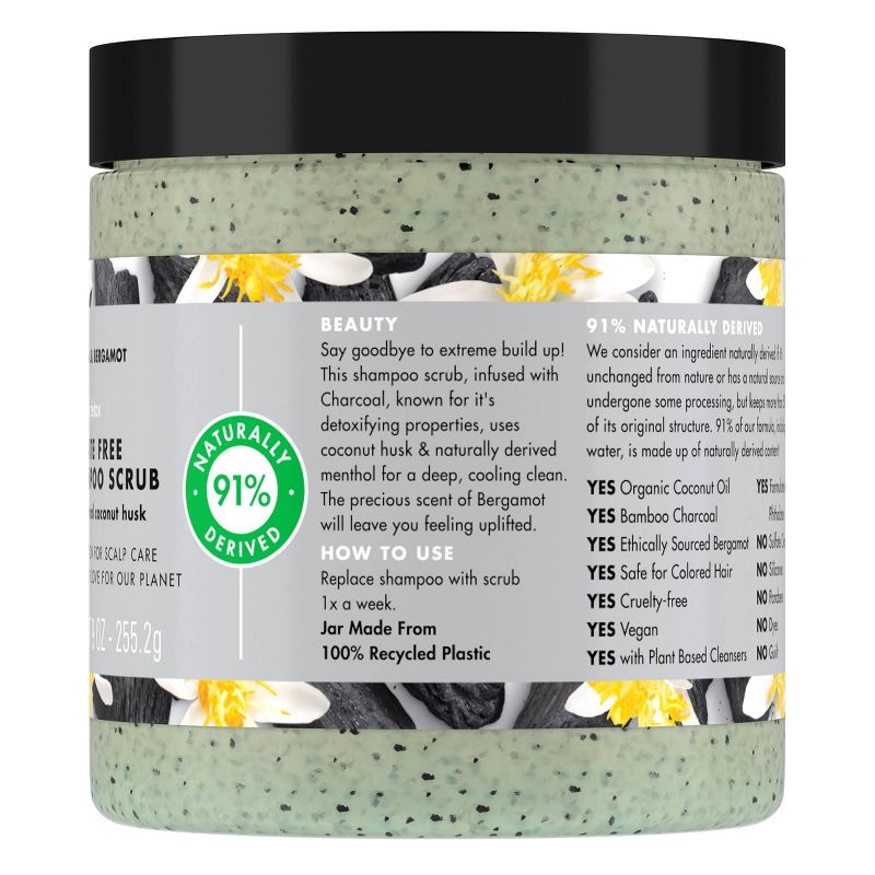 Love Beauty and Planet Delightful Detox Charcoal Shampoo Scrub - 8oz