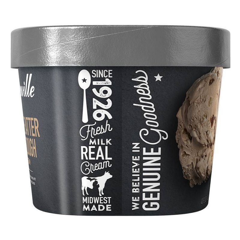 Hudsonville Creamery Brownie Batter Cookie Dough Ice Cream - 48oz