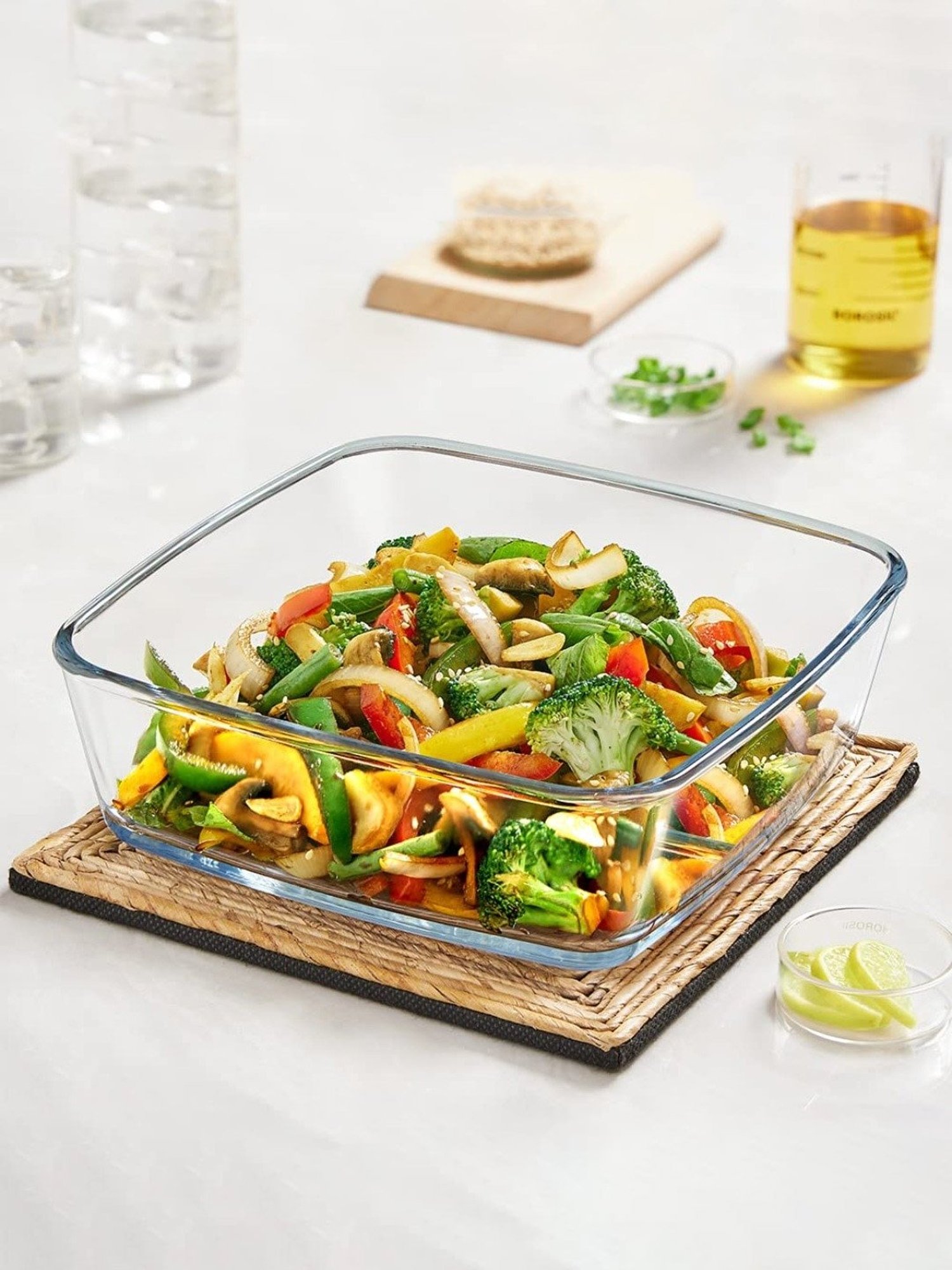 ?Borosil ?Transparent Glass Baking Dish (1600 ML)