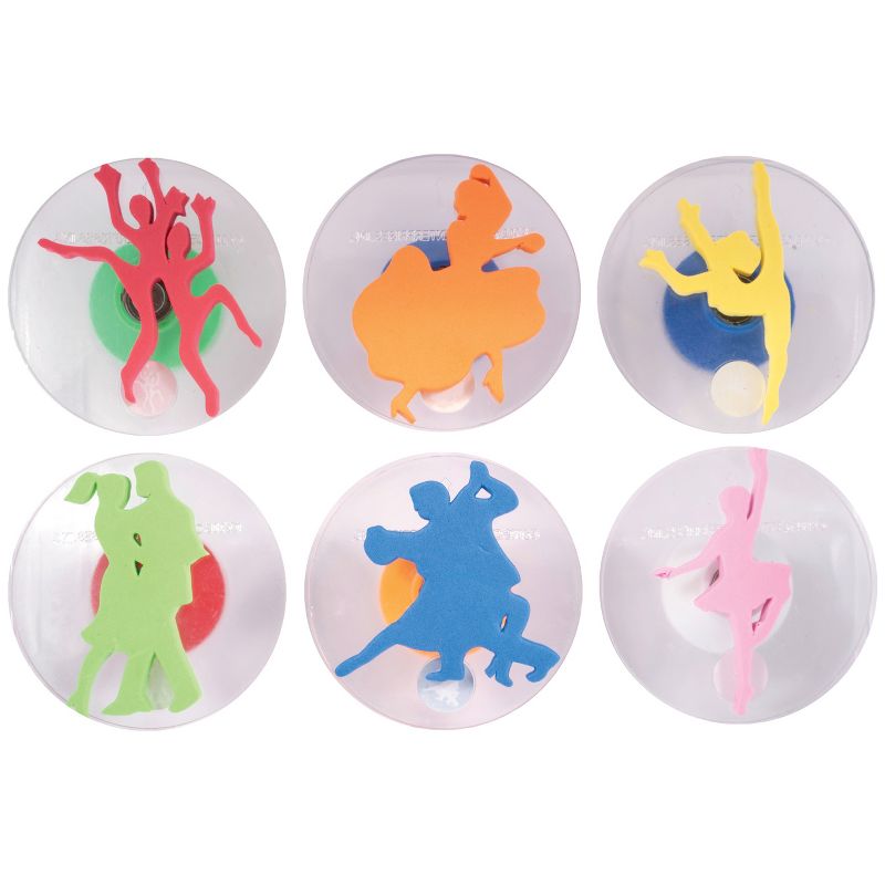 Ready 2 Learn Giant Stampers - Dance Figures - Set of 6