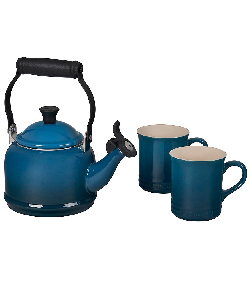 Le Creuset Demi Kettle and Mugs Set